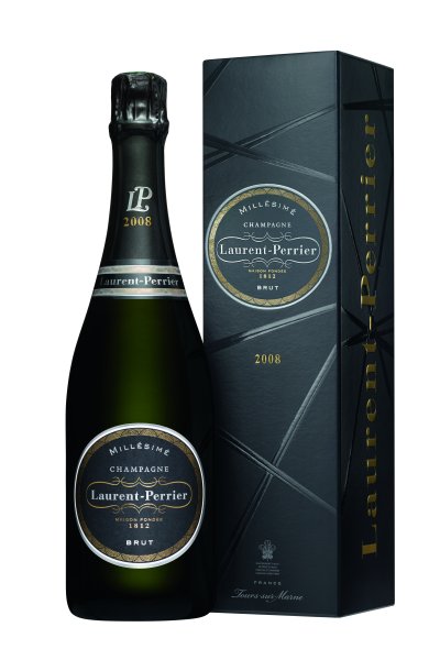 Laurent Perrier - Brut Millésimé 2008. Bouteille et étui. 