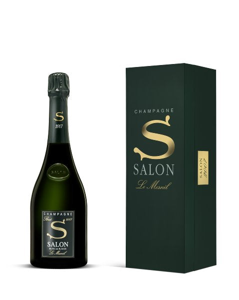 Salon - S 2007 blanc de blancs. Bouteille et étui. 