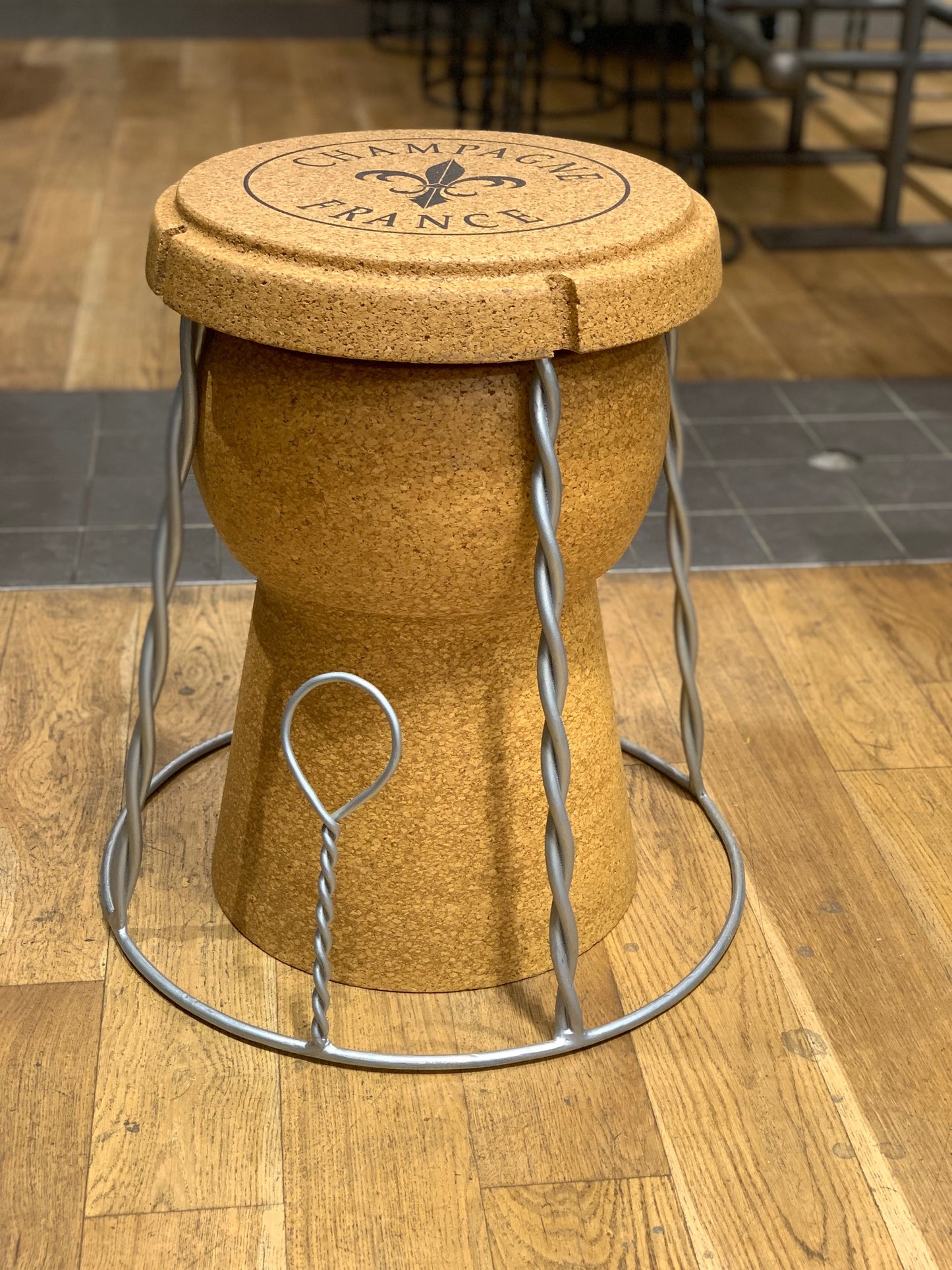 Tabouret Bouchon de Champagne