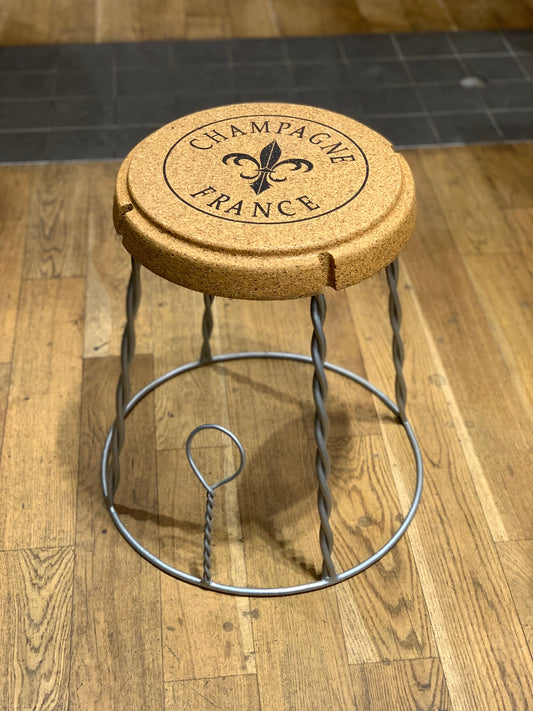 Tabouret Muselet de Bouchon de Champagne